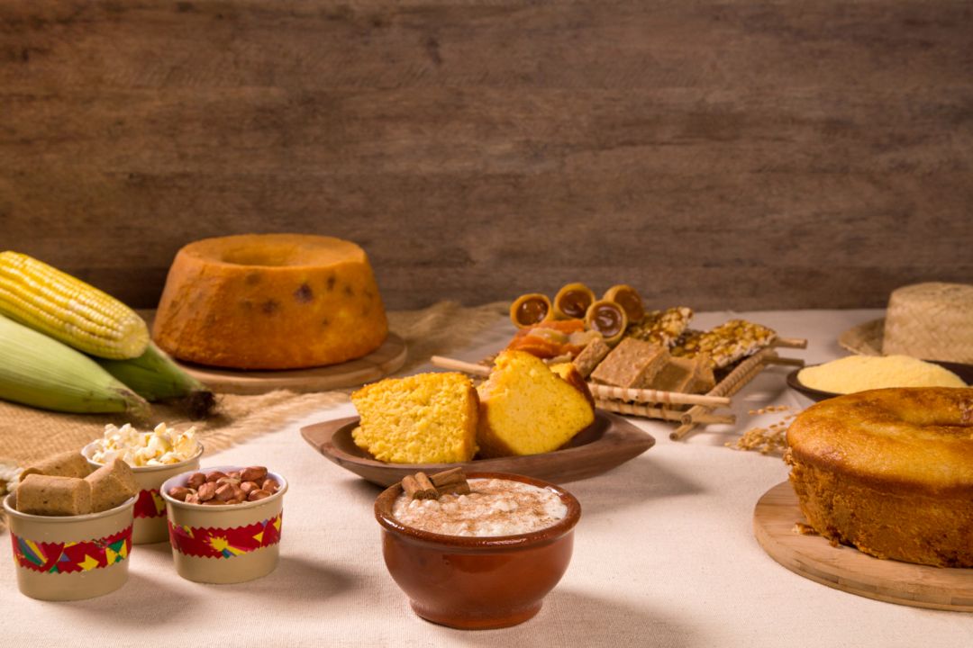 Curso de Comidas Típicas de Festa Junina: Curau, Pamonha, Paçoca e Pé-de-Moleque